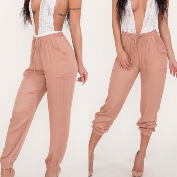 Fashion Nova Pants - Raw Edge Pocket Trousers